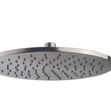 Wiesbaden Caral Regendouche douchekop 25cm Geborsteld Staal - 29.3834