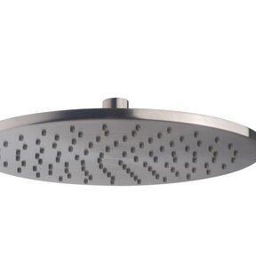 Wiesbaden Caral Regendouche douchekop 25cm Geborsteld Staal - 29.3834