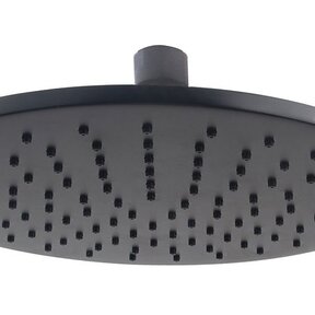 Wiesbaden Caral Regendouche douchekop 25cm Mat Zwart - 29.2913