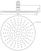 Wiesbaden Caral Regendouche douchekop 30cm Chroom - 29.3816