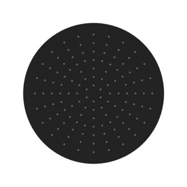 Wiesbaden Ufo luxe Regendouche douchekop 30cm Mat Zwart - 29.2818