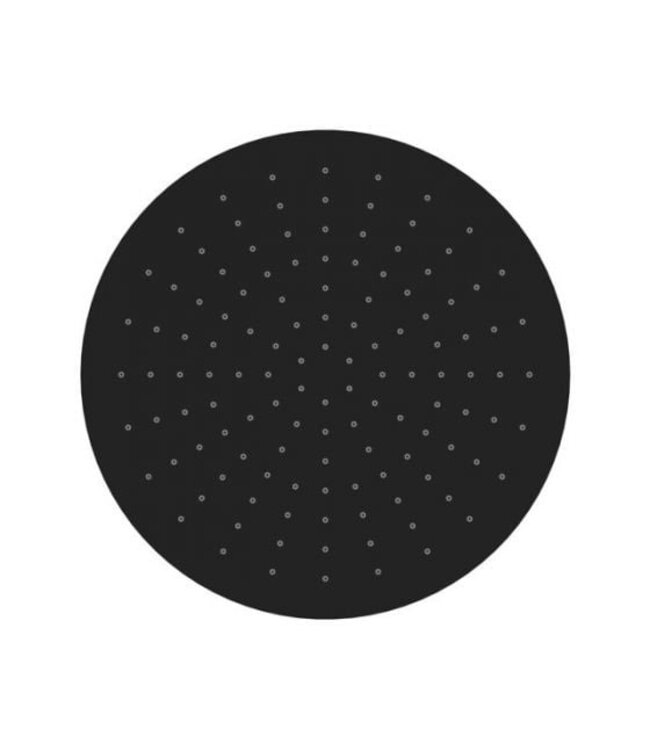 Wiesbaden Ufo luxe Regendouche douchekop 30cm Mat Zwart - 29.2818