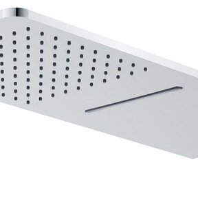 Wiesbaden Waterval Regendouche douchekop Rombo Chroom 60x25cm - 29.3808
