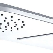 Wiesbaden Waterval Regendouche douchekop Caral Chroom 60x25cm - 29.3