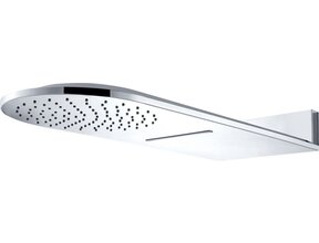 Wiesbaden Waterval Regendouche douchekop Caral Chroom 60x25cm - 29.3