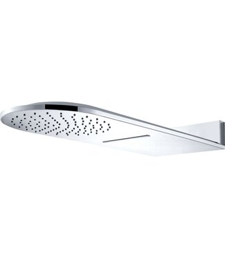 Wiesbaden Wiesbaden Waterval Regendouche douchekop Caral Chroom 60x25cm - 29.3