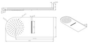 Wiesbaden Waterval Regendouche douchekop Rombo Chroom 60x25cm - 29.3808 - Copy Wiesbaden Waterval Regendouche douchekop Rombo Chroom 60x25cm - 29.3808 - Copy