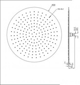 Wiesbaden Regendouche douchekop UFO 50cm Chroom - 29.3829 Wiesbaden Regendouche douchekop UFO 50cm Chroom - 29.3829