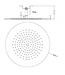 Wiesbaden Regendouche douchekop UFO Inbouw Plafond 50cm Chroom - 29.2850