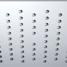 Wiesbaden Regendouche douchekop Rombo UFO Vierkant 20cm Chroom - 29.3825