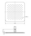 Wiesbaden Wiesbaden Regendouche douchekop Rombo UFO Vierkant 30cm Chroom - 29.3826