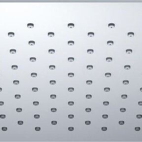 Wiesbaden Regendouche douchekop Rombo UFO Vierkant 30cm Chroom - 29.3826