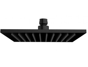 Wiesbaden Regendouche douchekop Rombo Vierkant 20cm Mat Zwart - 29.2820