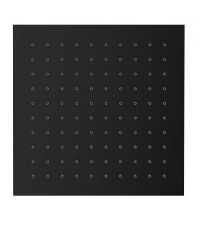 Wiesbaden Regendouche douchekop Rombo Vierkant 20cm Mat Zwart - 29.2820