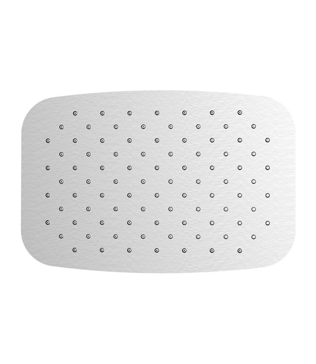 Wiesbaden Regendouche douchekop Roca UFO Ovaal 30x20cm RVS - 29.2853
