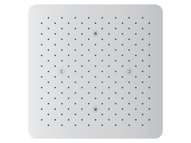 Wiesbaden Rombo UFO inbouw hoofddouche plafond 50 x 50 cm chroom - 29.2851