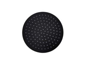 Regendouche douchekop rond Effeze 20 Mat Zwart