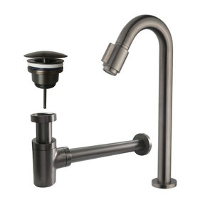 Wiesbaden Fonteinkraan set Victoria Lux XL Gunmetal