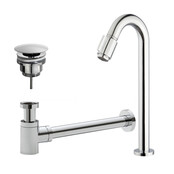 Wiesbaden Fonteinkraan set Victoria Lux XL Chroom