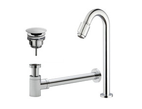 Wiesbaden Fonteinkraan set Victoria Lux XL Chroom