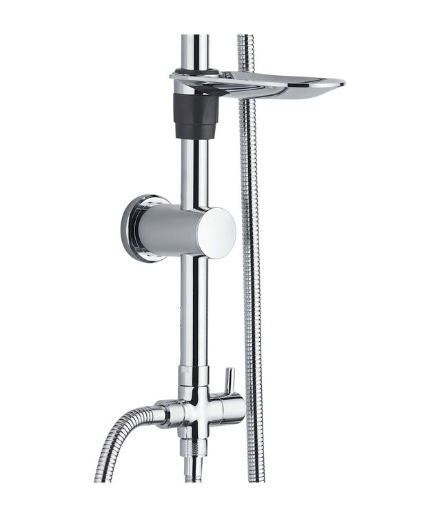 Aloni Rain Bianco Douchezuil Regendouche Vierkant.