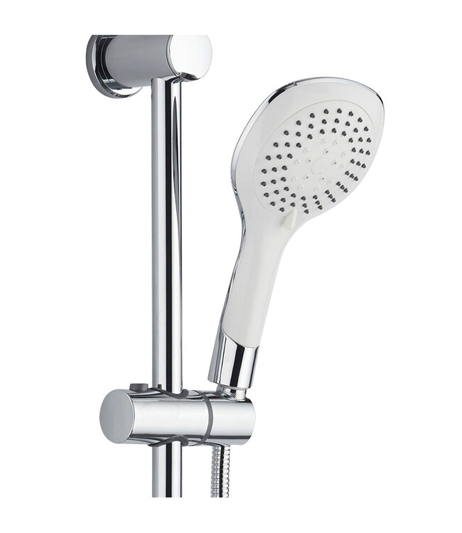 Aloni Rain Bianco Douchezuil Regendouche Vierkant.