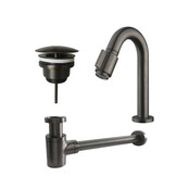 Wiesbaden Fonteinkraan set Victoria lux Gunmetal