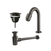 Wiesbaden Fonteinkraan set Victoria lux Gunmetal