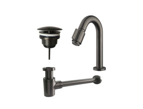 Wiesbaden Fonteinkraan set Victoria lux Gunmetal