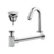 Wiesbaden Fonteinkraan set Victoria lux Chroom