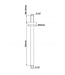 Wiesbaden Caral Douchearm Plafondbevestiging Geborsteld Brons Koper rond 30cm - 29.2867