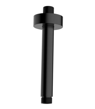 Wiesbaden Wiesbaden Caral Douchearm Plafondbevestiging Mat Zwart rond 15cm - 29.2860