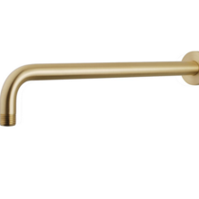 Wiesbaden Caral Douchearm muurbevestiging Geborsteld Messing rond 35cm - 29.5880