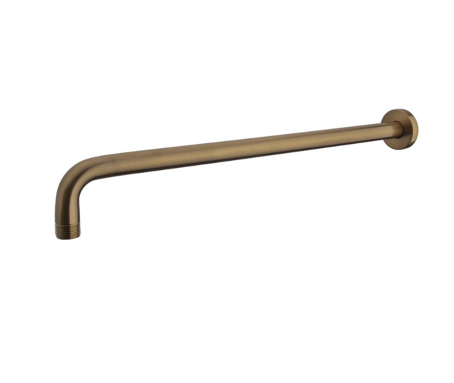 Wiesbaden Caral Douchearm muurbevestiging Geborsteld Brons koper rond 45cm - 29.5885 Wiesbaden Caral Douchearm muurbevestiging Geborsteld Brons koper rond 45cm - 29.5885
