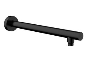 Wiesbaden Caral Douchearm Recht muurbevestiging Mat Zwart rond 45cm - 29.2811