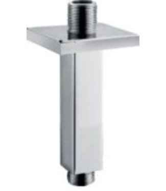 Wiesbaden Wiesbaden Rombo Douchearm Plafondbevestiging Chroom Vierkant 15cm - 29.3870