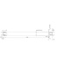 Wiesbaden Rombo Douchearm Plafondbevestiging Chroom Vierkant 30cm - 29.3871
