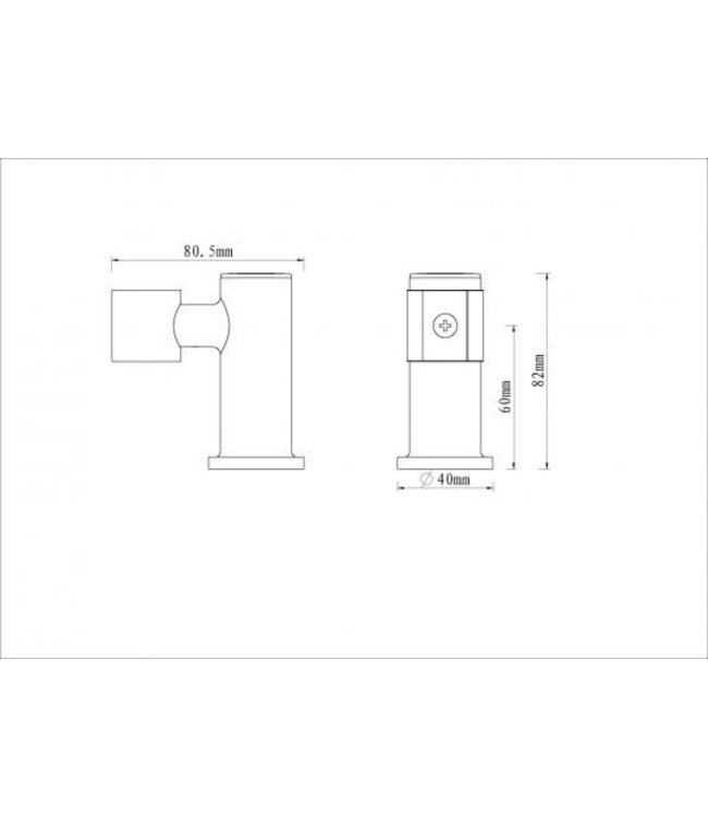 Wiesbaden Douchekophouder Kantelbaar Caral Geborsteld Messing - 29.5940