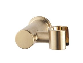 Wiesbaden Douchekophouder Kantelbaar Caral Geborsteld Messing - 29.5940