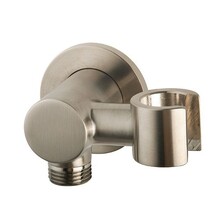 Wiesbaden Douchekophouder Caral Geborsteld Staal met doucheaansluiting Kantelbaar - 29.4944