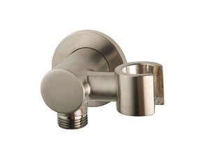 Wiesbaden Douchekophouder Caral Geborsteld Staal met doucheaansluiting Kantelbaar - 29.4944