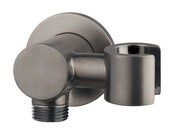 Wiesbaden Douchekophouder Caral Geborsteld Staal met doucheaansluiting Kantelbaar - 29.7944