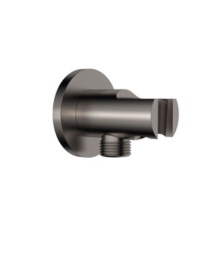 Wiesbaden Wiesbaden Douchekophouder Caral Mat Zwart met doucheaansluiting - 29.2802