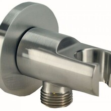 Wiesbaden Douchekophouder Caral Geborsteld Staal met doucheaansluiting - 29.4800