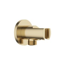 Wiesbaden Douchekophouder Caral Geborsteld Messing met doucheaansluiting - 29.2804