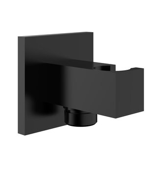 Wiesbaden Wiesbaden Douchekophouder Rombo Mat Zwart met doucheaansluiting - 29.2803