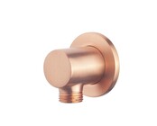 Wiesbaden Caral Wandaansluitbocht Rond 1/2" geborsteld koper - 29.5941