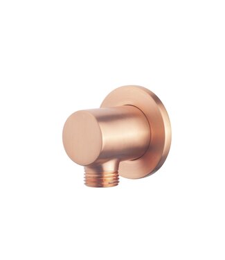 Wiesbaden Wiesbaden Caral Wandaansluitbocht Rond 1/2" geborsteld koper - 29.5941