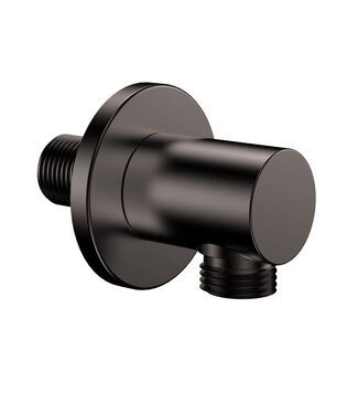 Wiesbaden Wiesbaden Caral Wandaansluitbocht Rond 1/2" Gunmetal - 29.5801