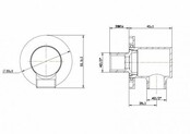 Wiesbaden Caral Wandaansluitbocht Rond 1/2" Mat Zwart - 29.2801 Wiesbaden Caral Wandaansluitbocht Rond 1/2" Mat Zwart - 29.2801